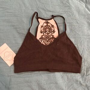 NWT lotus bralette black XS/S